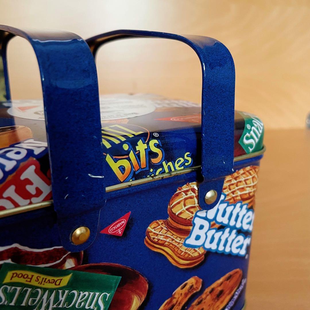 ナビスコ　ヴィンテージ　ランチボックス　アメトイ　TIN 缶ボックス　昭和レトロ