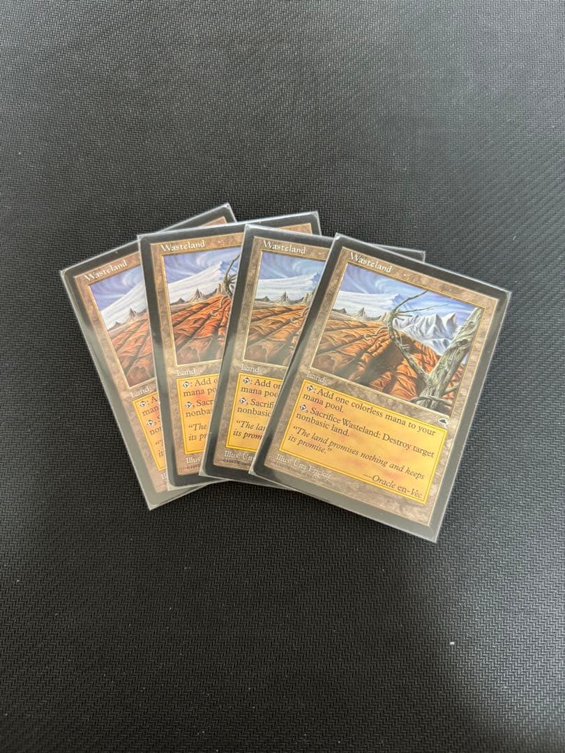 不毛の大地Wasteland 4枚セット マジック：ザ・ギャザリング