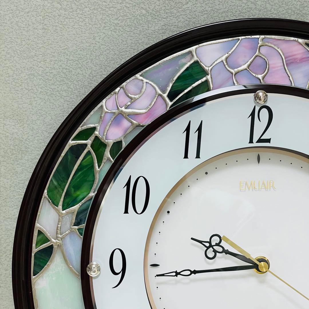 廃盤 RHYTHM リズム 掛時計 エミュエール M8F