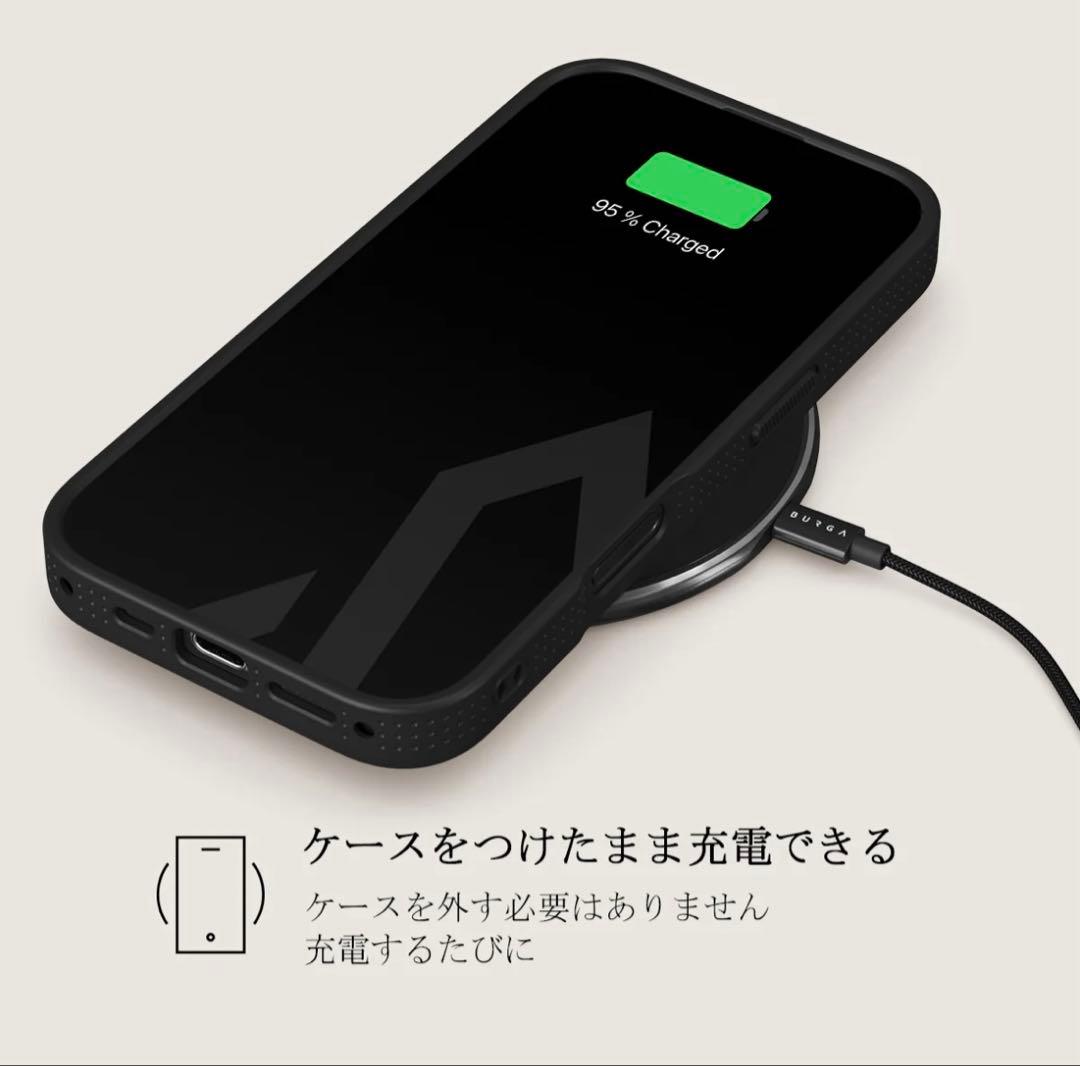 BURGA】Elite Dark MagSafe iPhone16ケース