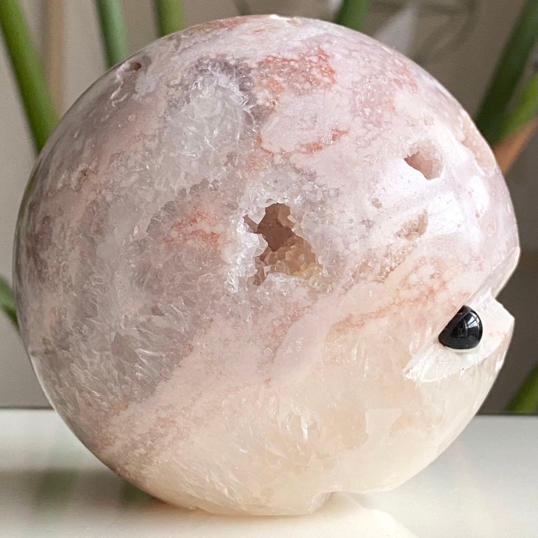 最終特価【 ピンクアメジスト BIG フェイス スフィア 約87ミリ 】