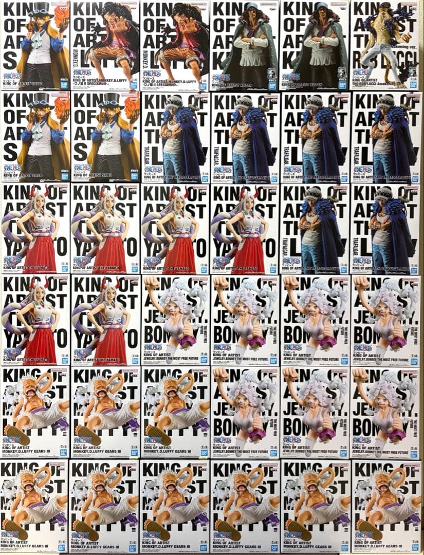 ワンピース KING OF ARTIST フィギュア36体まとめ売り - メルカリ