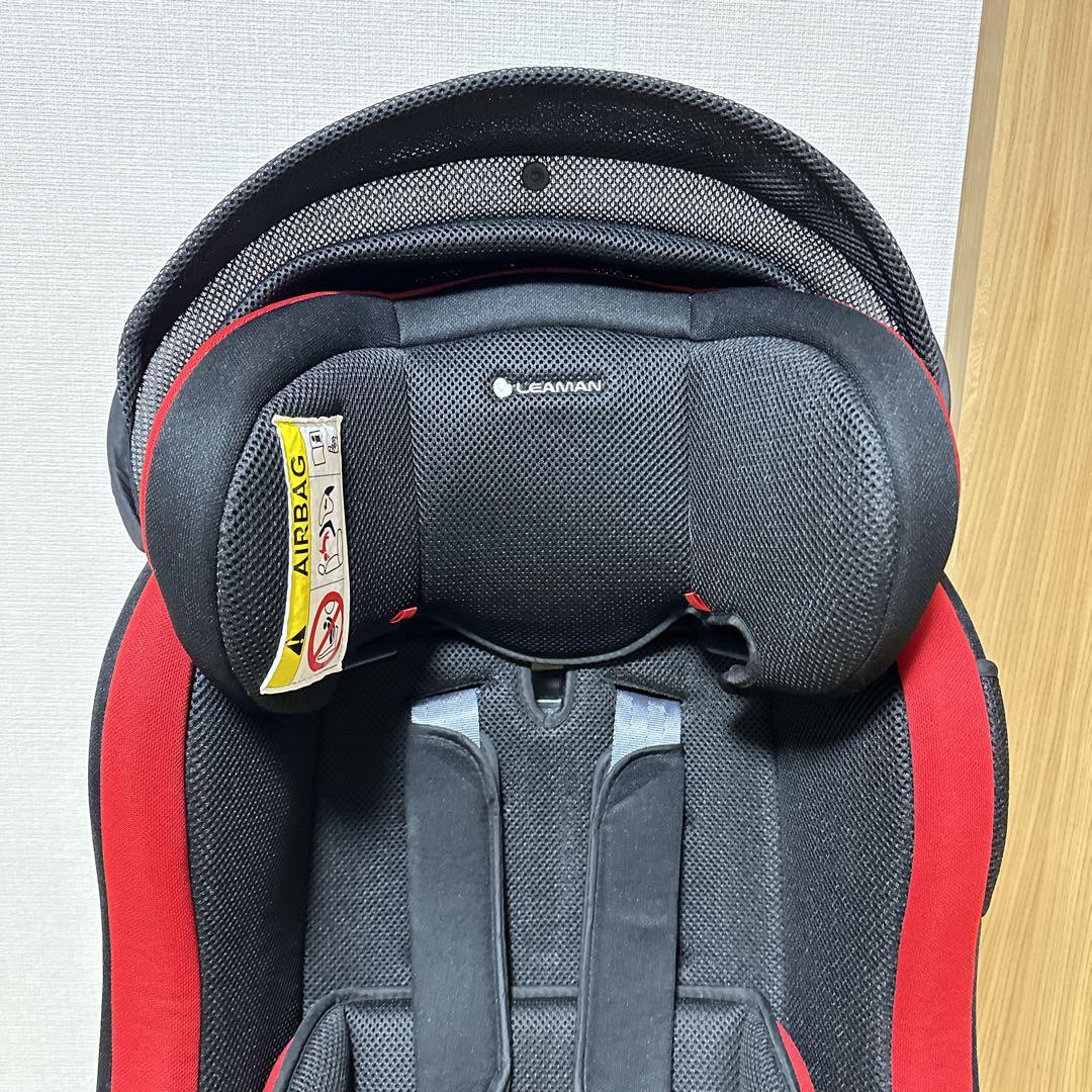 美品 LEAMAN カイナ チャイルドシート ジュニアシート 日除け 1029A