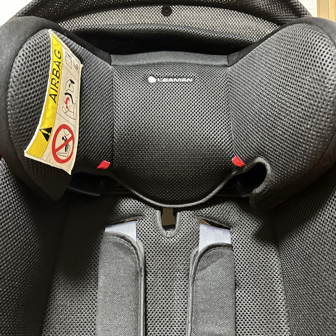 美品 LEAMAN カイナ チャイルドシート ジュニアシート 日除け 1029A