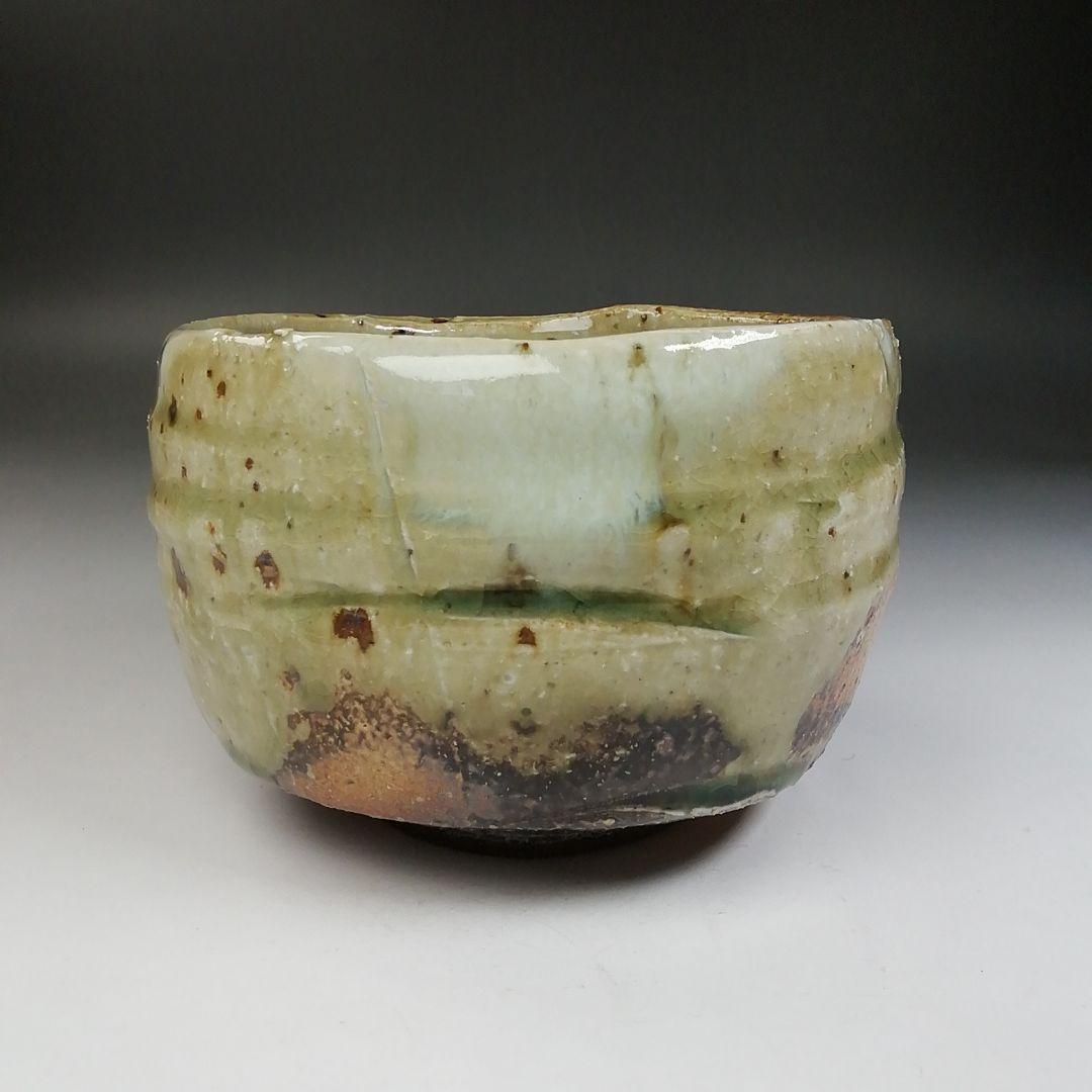 T735 茶碗 『伊賀茶碗』『桃青窯 松本央 造』 共箱 抹茶碗 茶道具