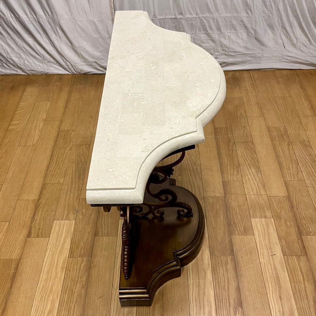 Philippines ハンドメイド 天然石とアイアンのコンソール