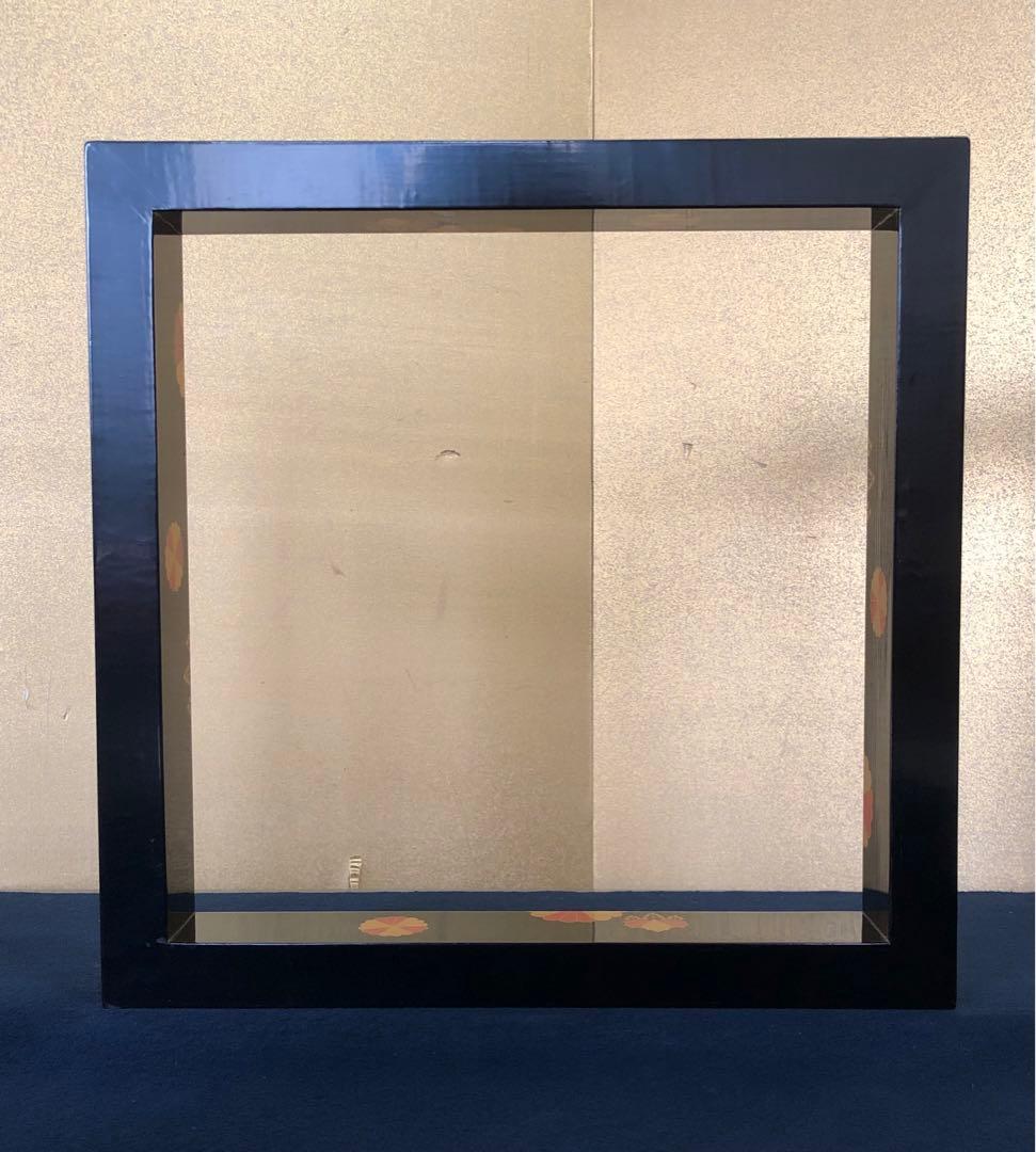 《レ》輪島塗 高台寺蒔絵 炉縁 蒔絵師 松村建 塗師 量平 共箱251111う6