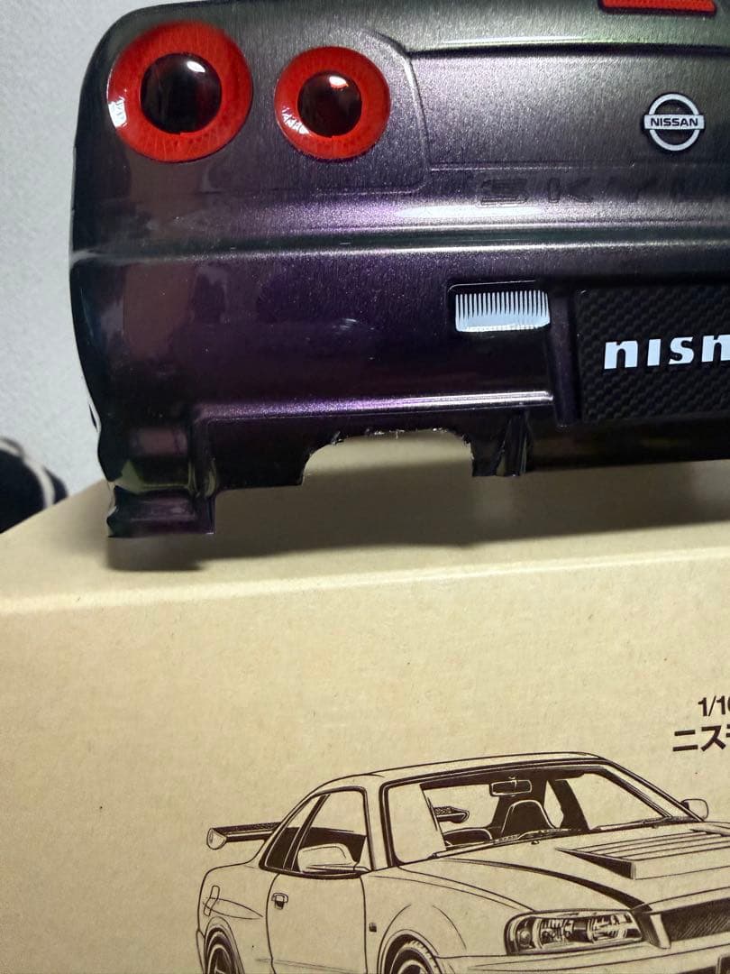 TAMIYA ラジコン GT-R34 スペアボディ