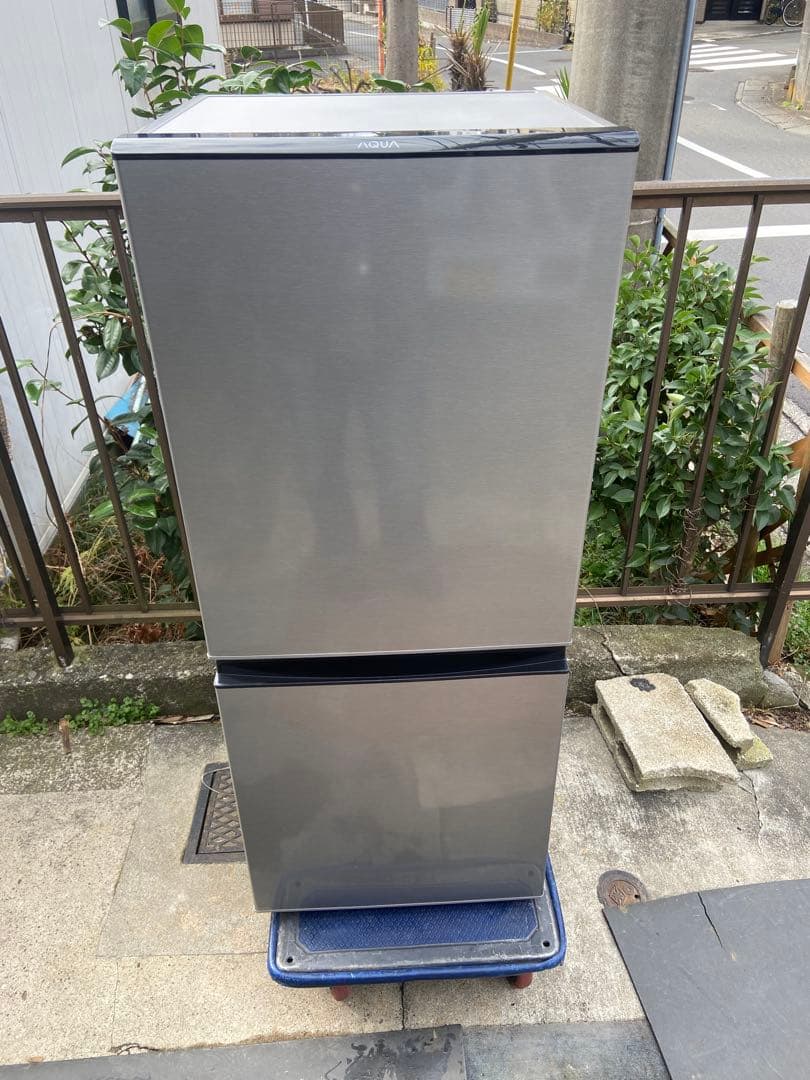 A823 AQUA 2021年製 126L 冷蔵庫 シルバー