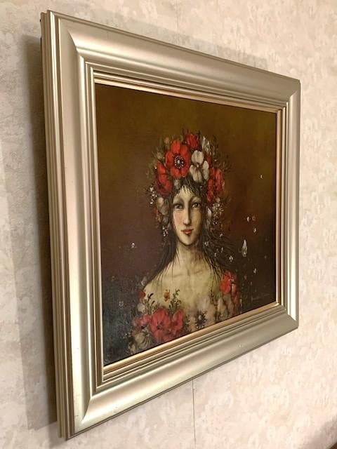 まとめ買い値引きあり❣️依田邦子◆創元会◆油彩Ｆ８号◆評価 １０.９万円／号