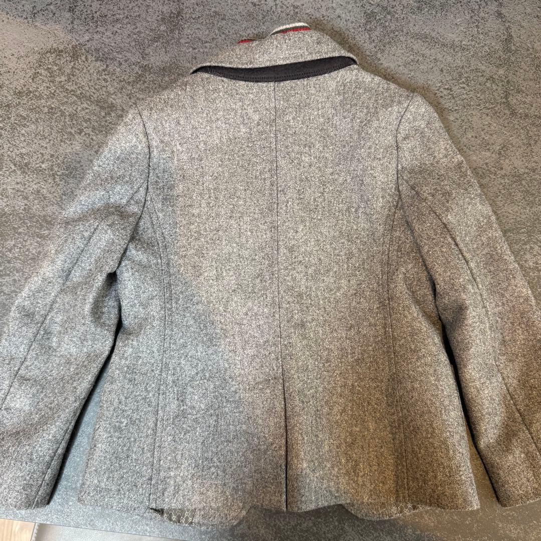 GUCCI ベビー キッズ ウール ジャケット グレー 極美品