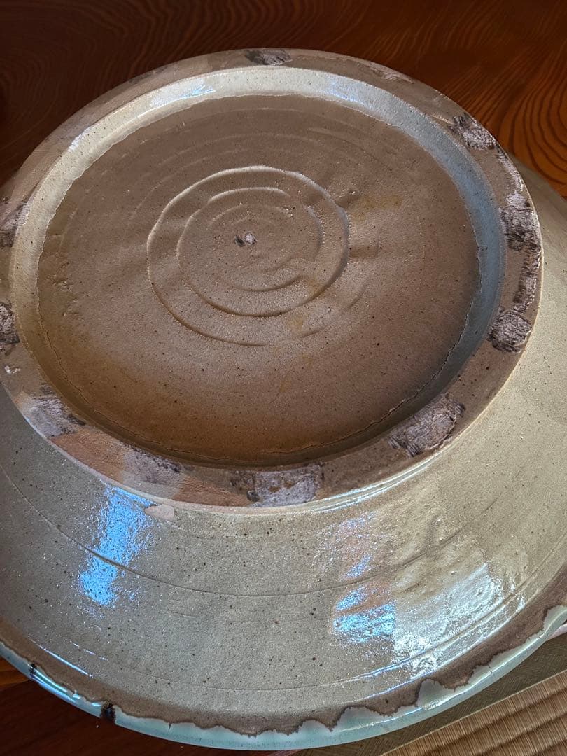 一点モノ‼️】最高級 青柿流皿 オブジェ 飾り皿 インテリア 和室 花模様 絵