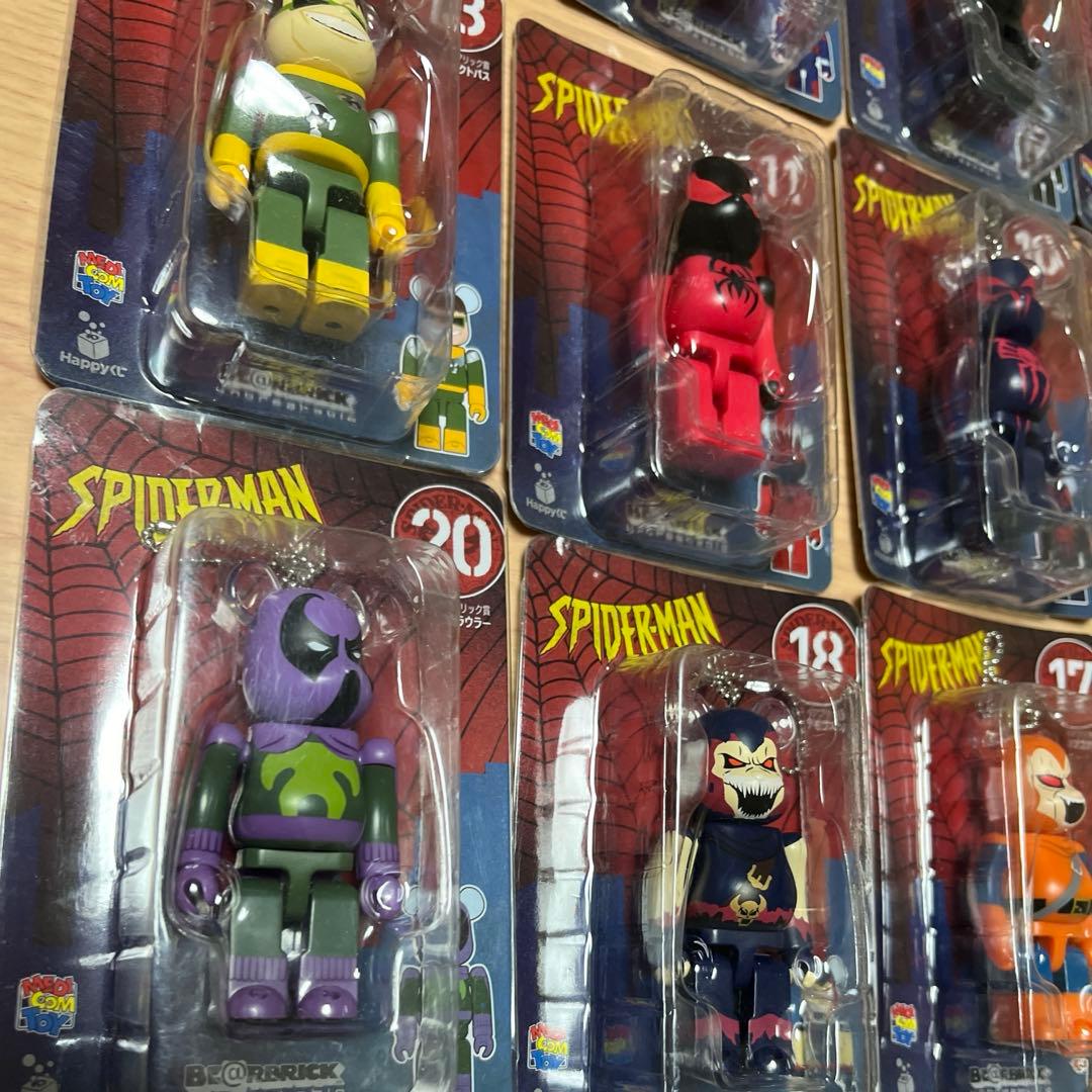 スパイダーマン ベアブリック ハッピーくじ まとめ売り ハッピーくじ