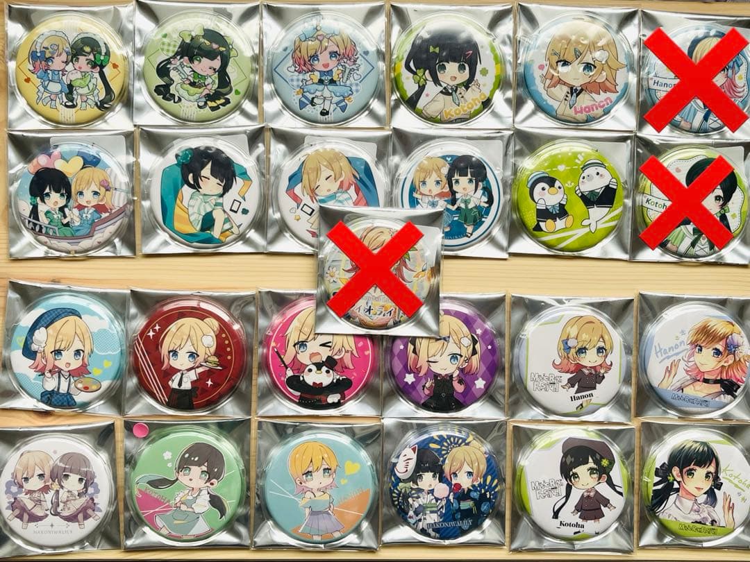 ハコニワリリィ Hanon Kotoha 缶バッジ まとめ売り