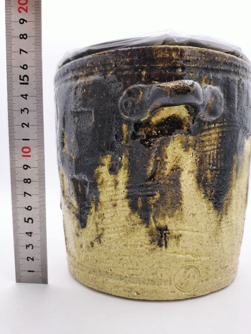 b385 【新品・未使用】水指 焼貫 川崎和楽 木箱 茶道具 - メルカリ