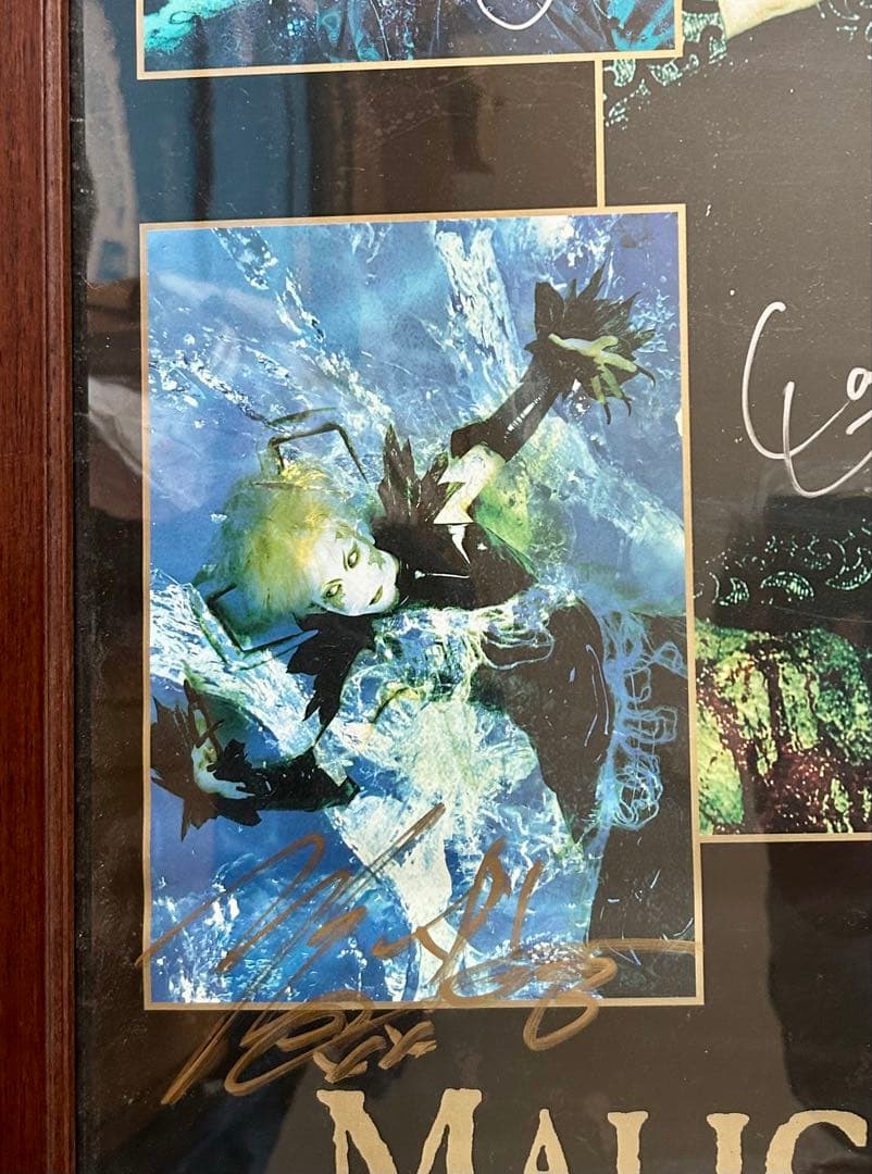 マリスミゼル『merveilles』B2ポスター／メンバー直筆サイン入／額付