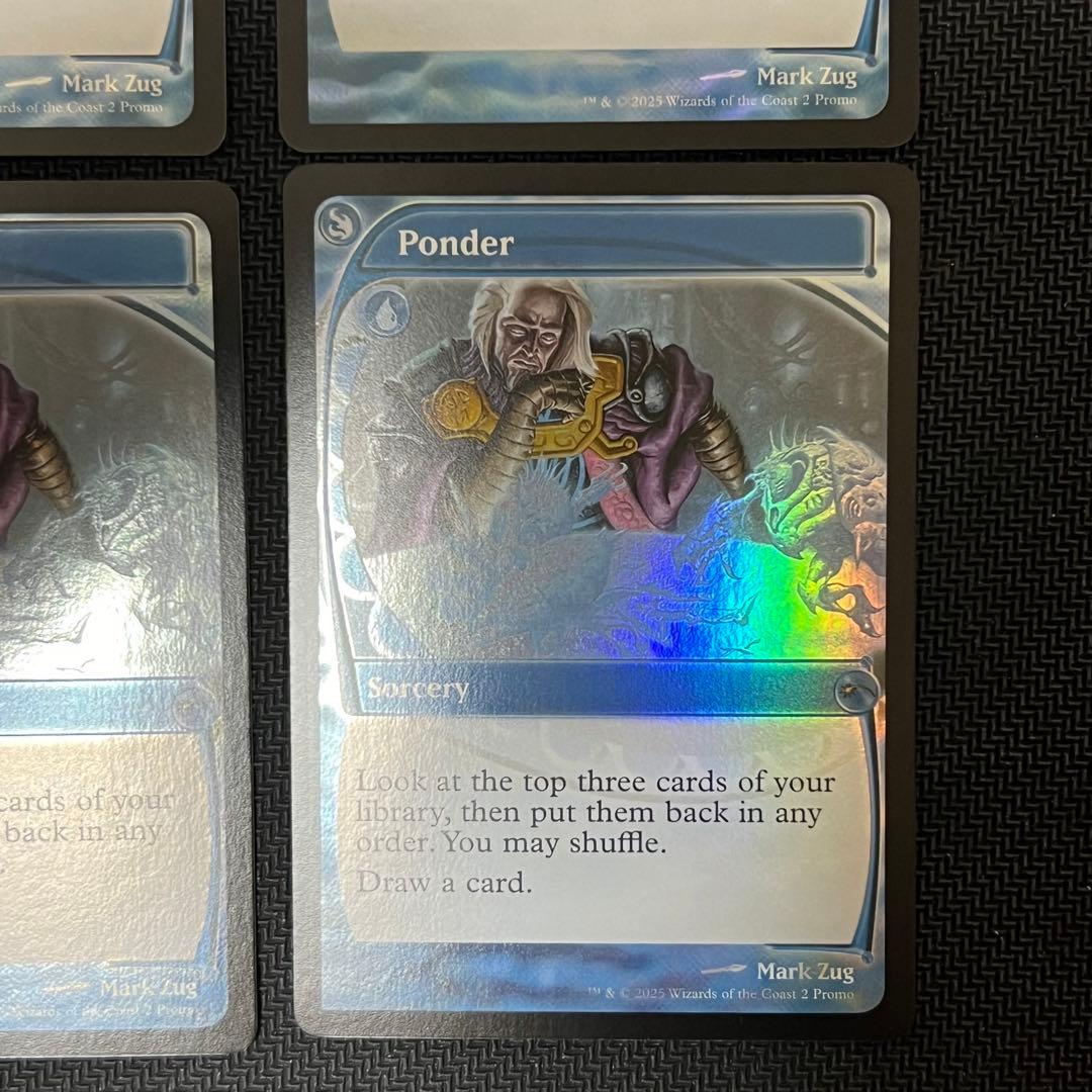 MTG MB2《思案/Ponder》未来予知 英語版foil 4枚セット