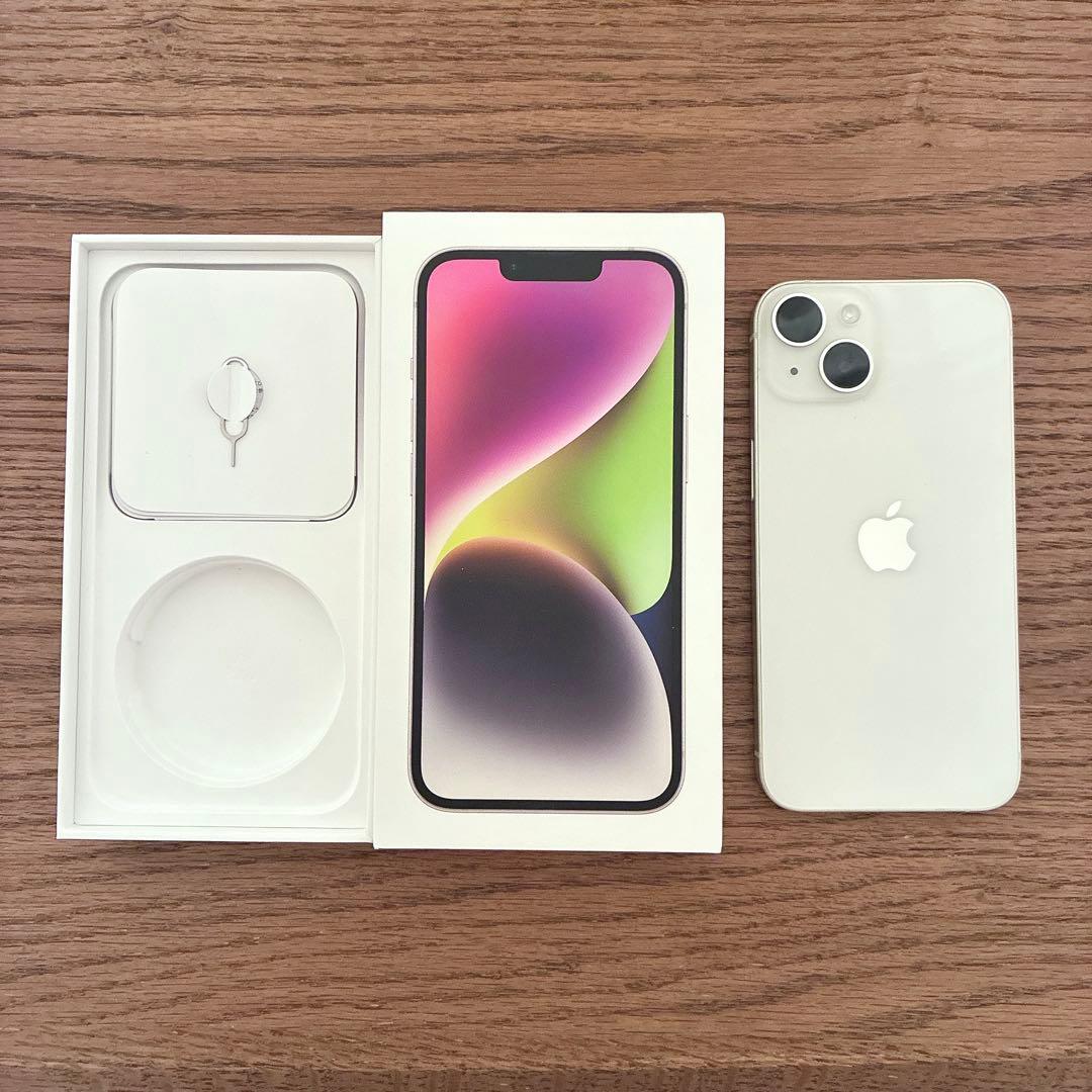 Apple iPhone 14 ホワイト 本体　128GB Amazon.com: Apple iPhone 14, 128GB, Starlight - Unlocked (Renewed