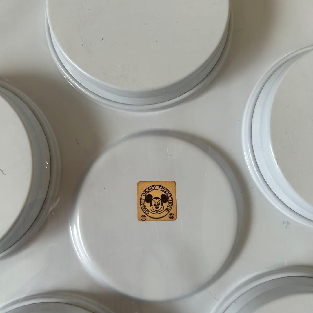 ディズニー❣️コップトレー　昭和レトロ　当時物　ウォルトディズニー　レア　ぶんぶく