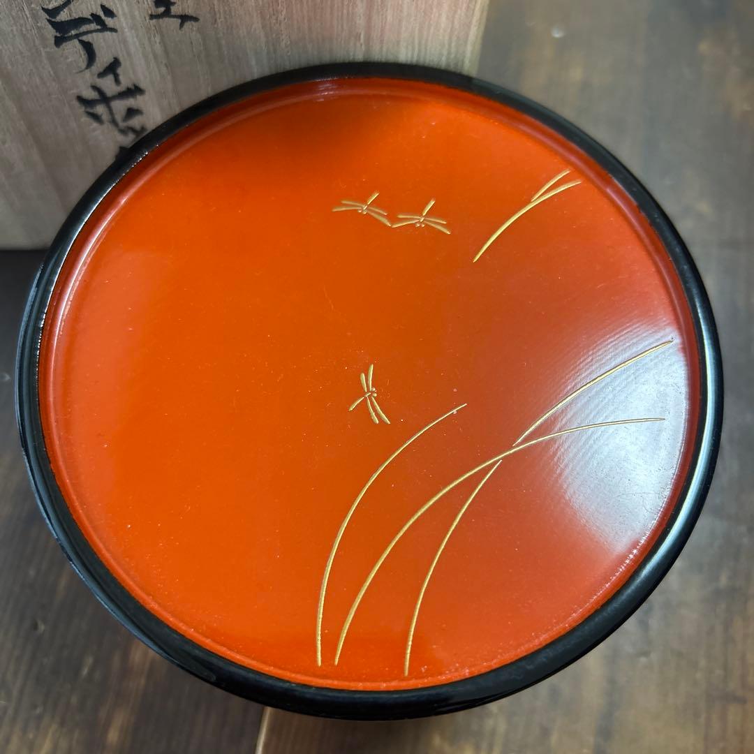 輪島塗 輪島漆器 摂田照彦 キャンディーボックス 童蒔絵 高級漆器 希少