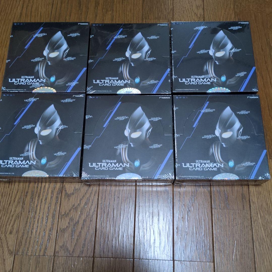 ウルトラマンカードゲーム01地球の守護者達 未開封BOXシュリンク付き 6BOX