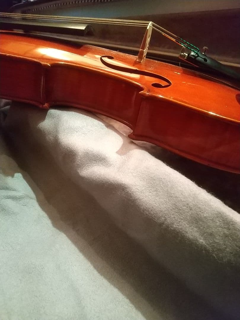 SUZUKバイオリン ケース付き ブラウン 4本弦 バイオリン ブラウン 4弦