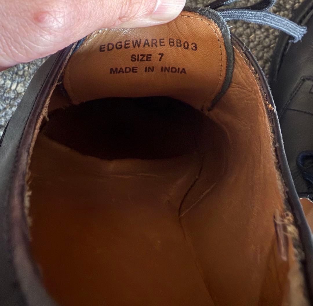 靴 HARROGATE EDGEWARE U-Tip Shoes