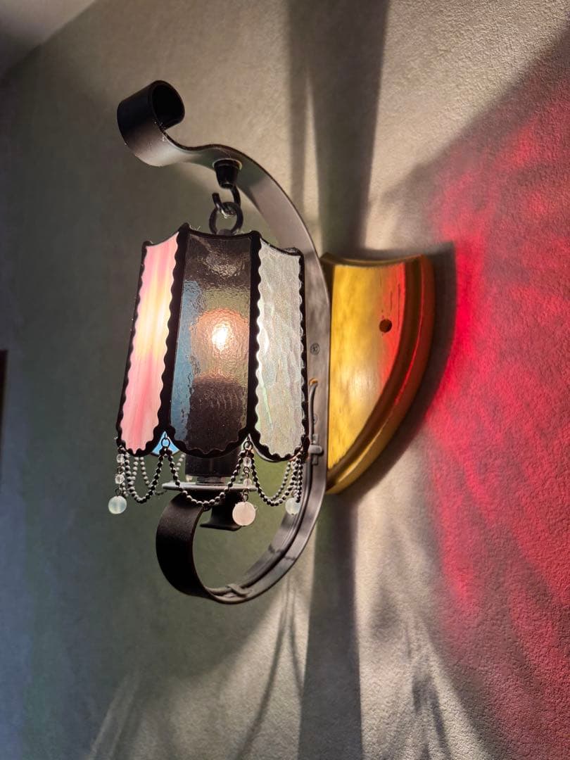 トルテ 壁掛けライト ブラケットライト 照明 ハンドメイド ステンドグラス