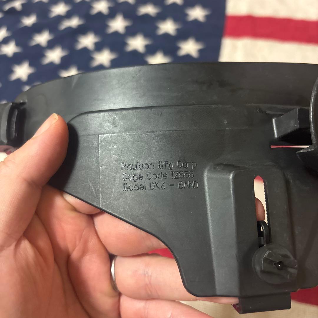 実物PAULSONフェイスシールド米警察装備CAGE CODE12858 B55 - メルカリ