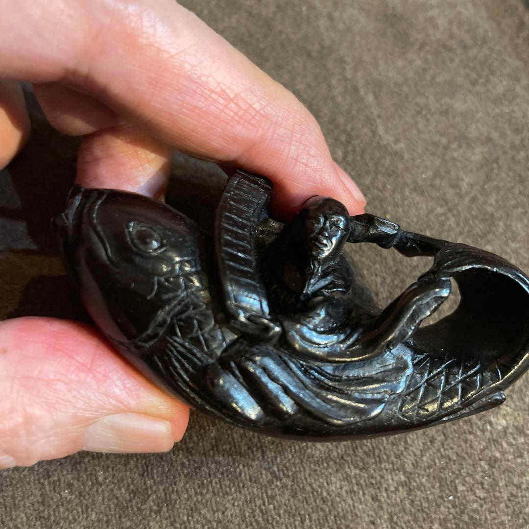 江戸時代 根付 「夫婦うさぎ 図」 無銘だが名品 江戸時代 根付 「夫婦