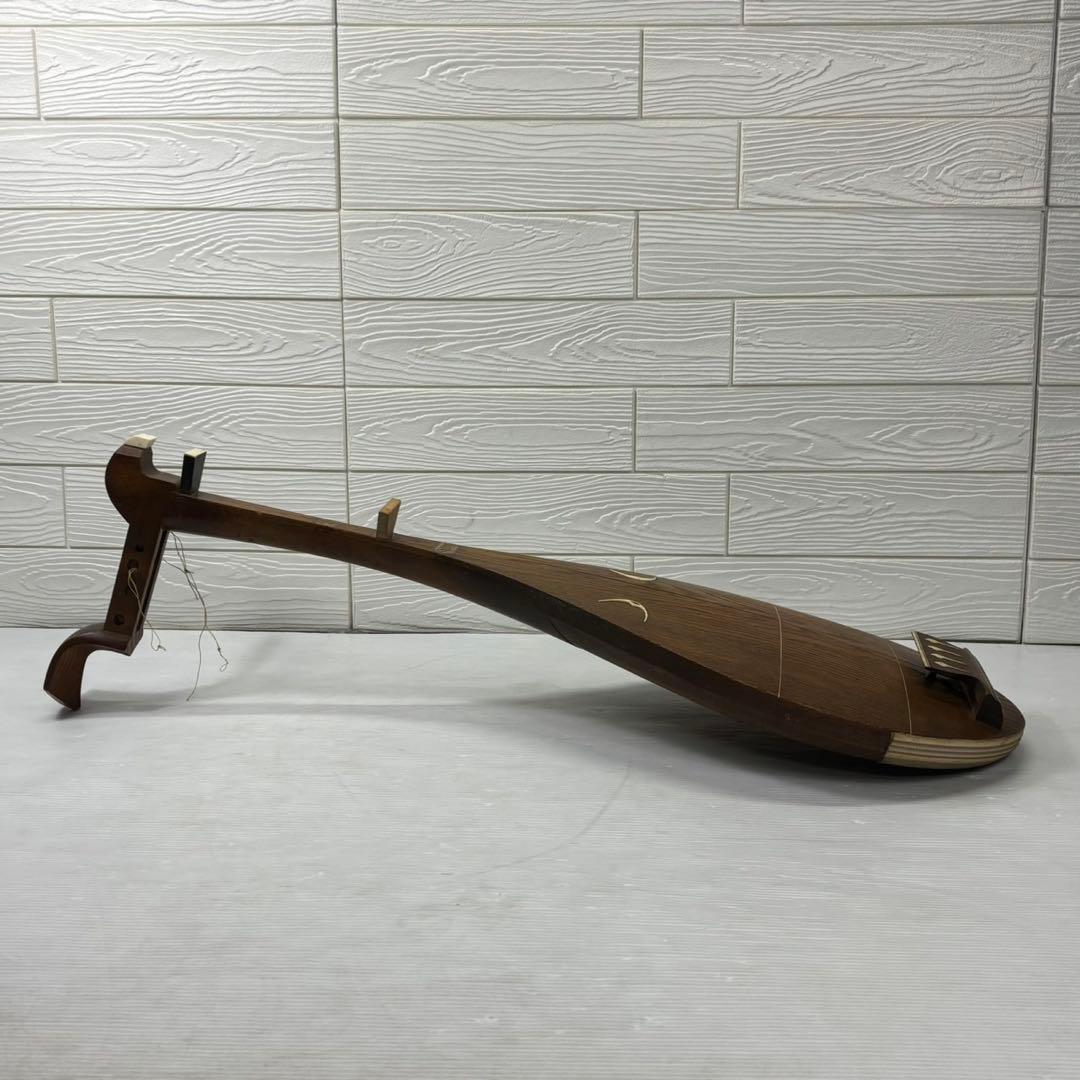 レア 木製 琵琶 和楽器 弦楽器