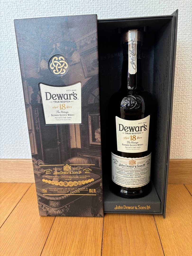 未開封☆ Dewar's デュワーズウイスキー 18年