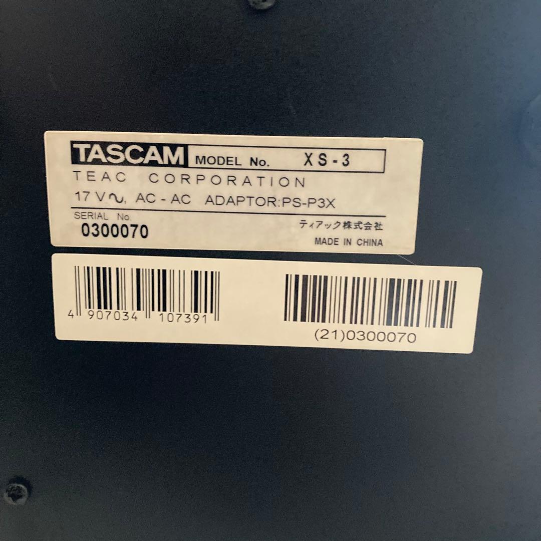 美品♪】TASCAM XS-3 プロフェッショナル DJミキサー