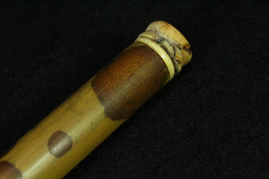 古美術 斑竹 鶴天 根付 提げ物 時代物(K-BB488) - メルカリ