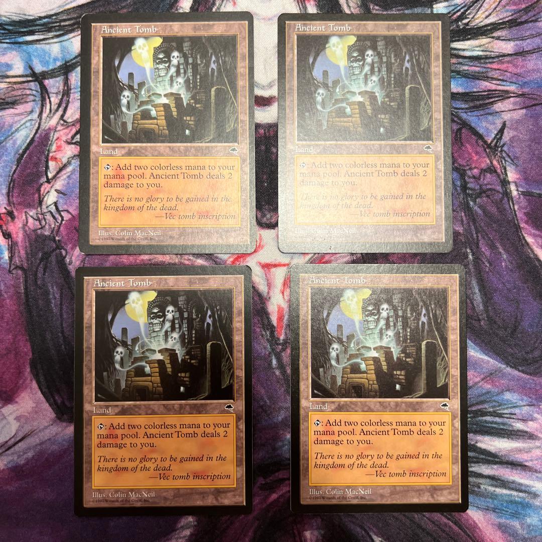 古の墳墓　英語版　4枚　mtg 古の墳墓 英語版 4枚 mtg 古の墳墓 英語版 4枚 mtg