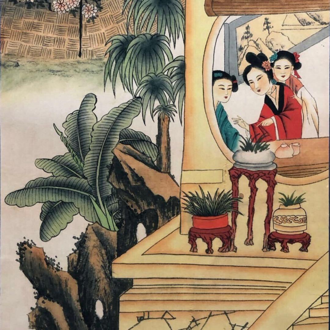 蔵出し 美術 高級品絵 巻き絵 民国時代大名家 陳少梅 旧蔵 掛け軸4