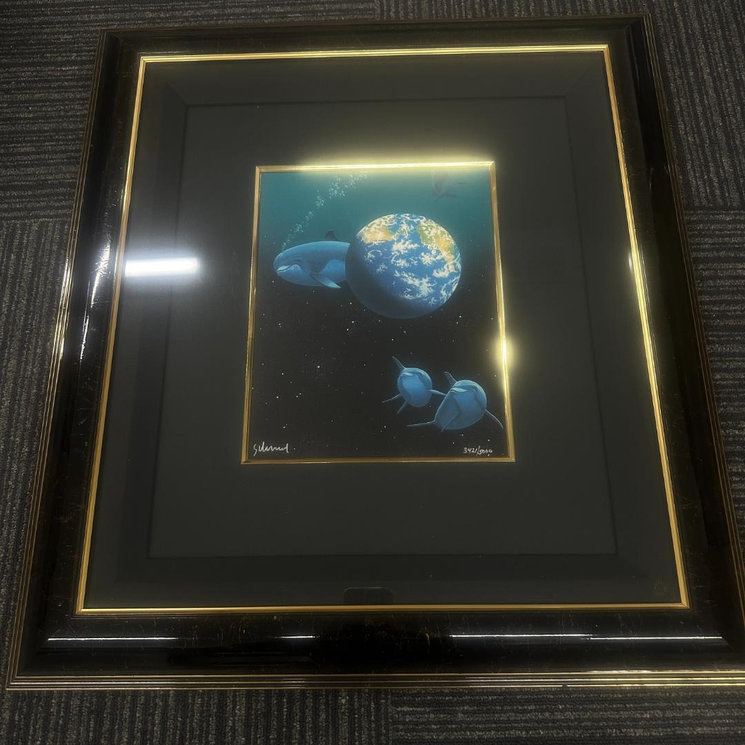 シム シメール 「ドルフィン」シルクスクリーン