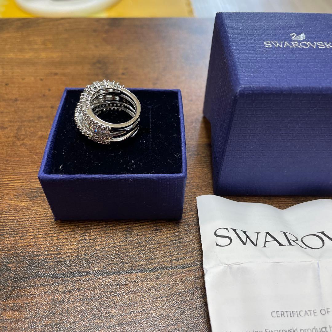Swarovski シルバー 重ねリング