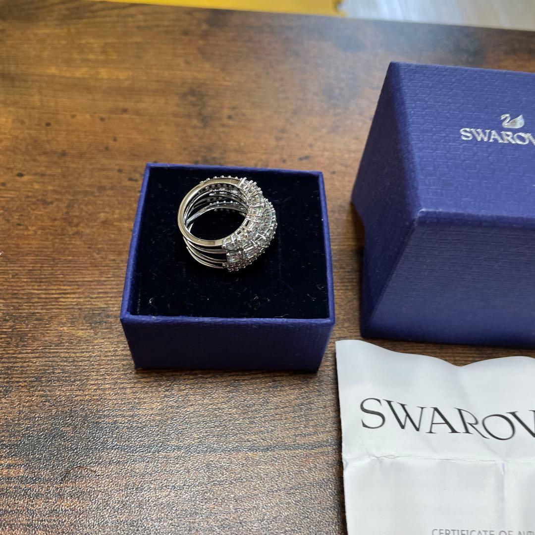 Swarovski シルバー 重ねリング