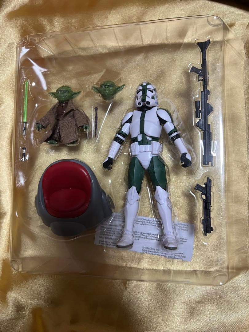 スターウォーズ 6インチ ブラックシリーズ ヨーダ＆コマンダー グリー