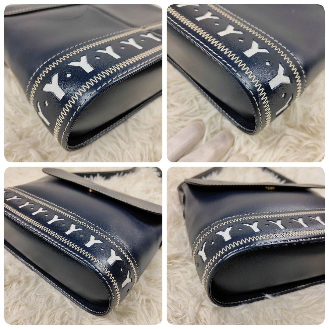 本日限定価格　イブサンローラン Yカット 型抜き ショルダーバッグ 肩掛け