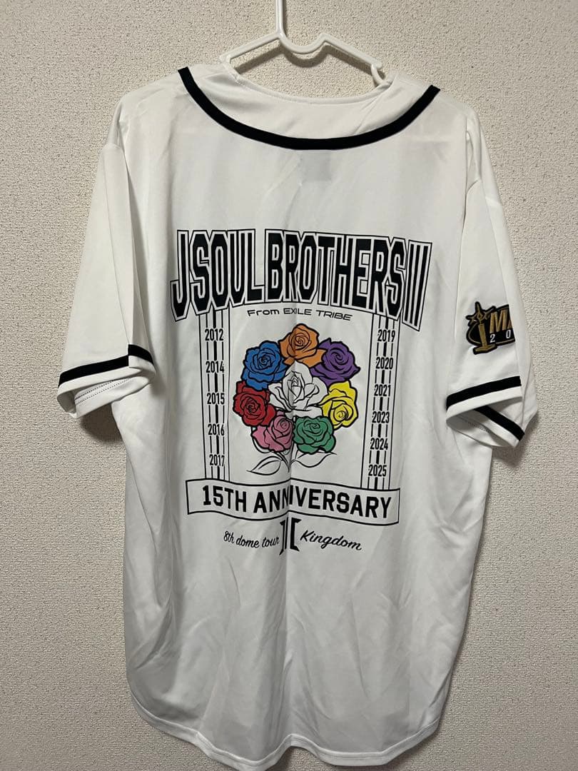 三代目JSOULBROTHERS 【FC限定】ベースボールシャツ/WHITE