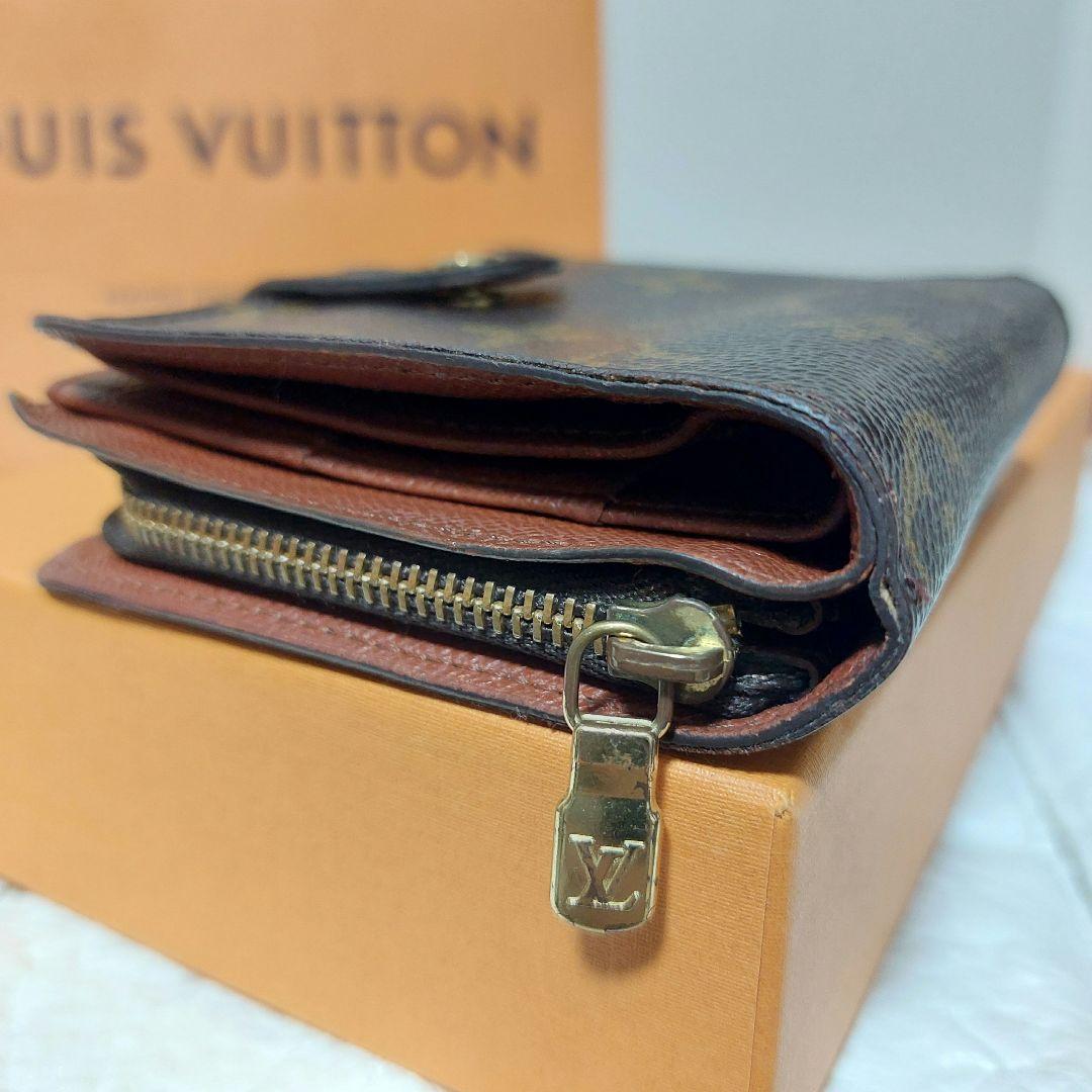 Louis Vuitton ルイヴィトン モノグラム コンパクトジップ二つ折財布