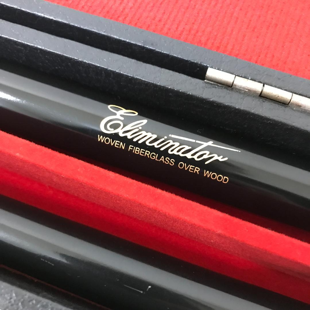【美品】Eliminator エリミネーター ビリヤードキュー ブラック ケース