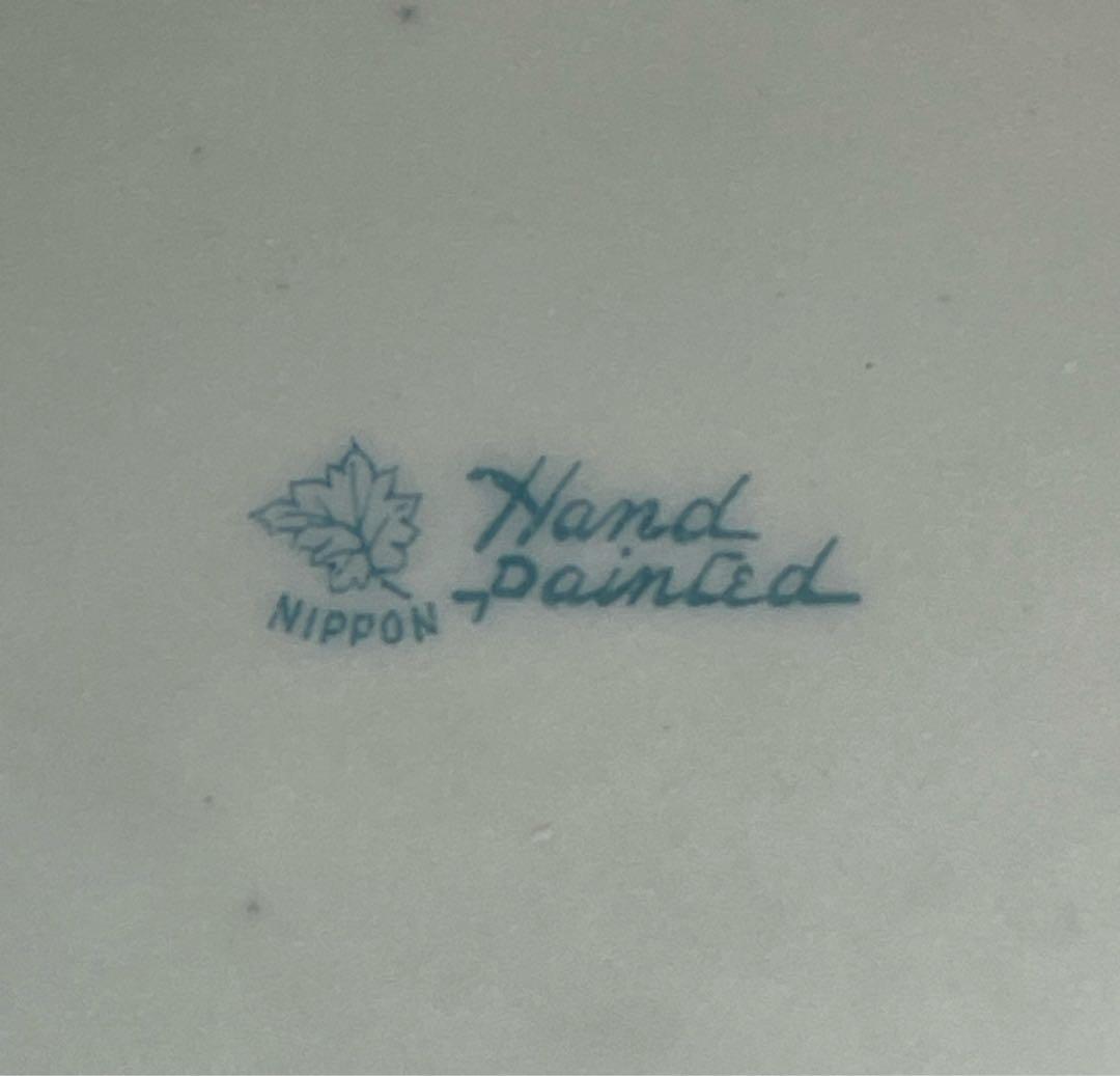 希少】オールドノリタケ 20cm ポピー紋 ビスケットジャー メープルリーフ