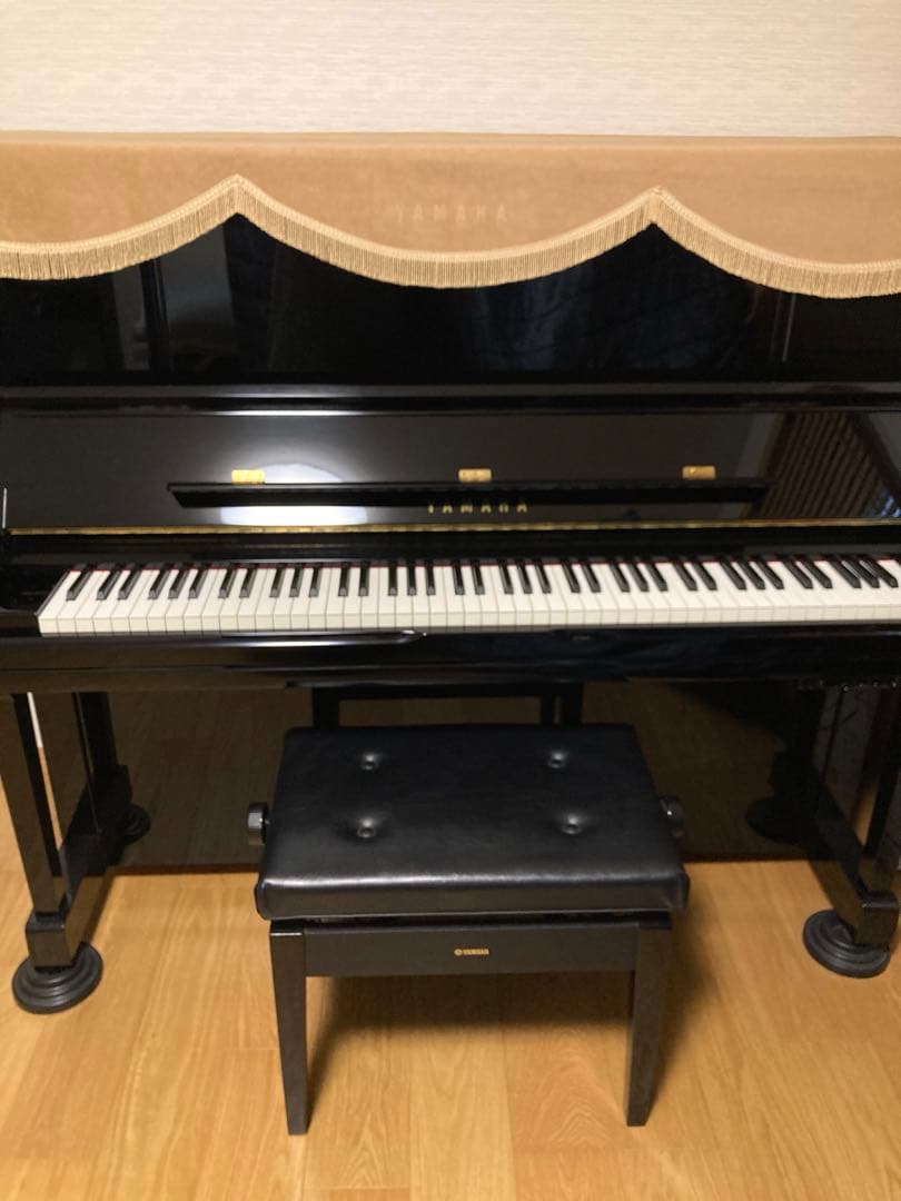 YAMAHA アップライトピアノU30Bl 1989年製