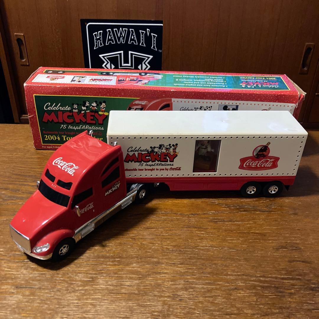美品レア・ヴィンテージ】コカコーラ ミッキー75周年トラック 2004年製
