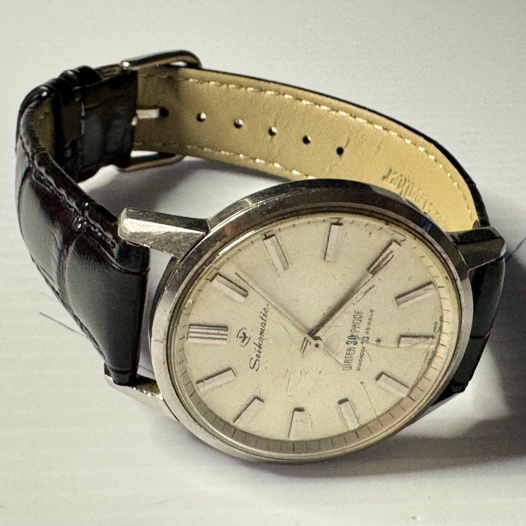 SEIKO メンズ 自動巻き セイコーマチック 20石 J13044 シルバー