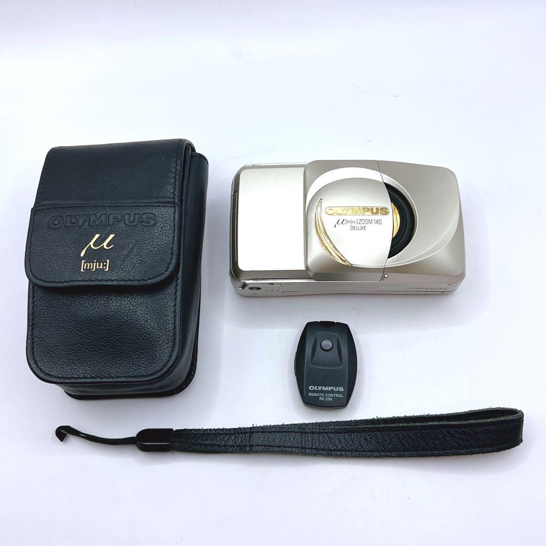 極美品】 OLYMPUS μ ZOOM 140 DELUXE リモコン付き