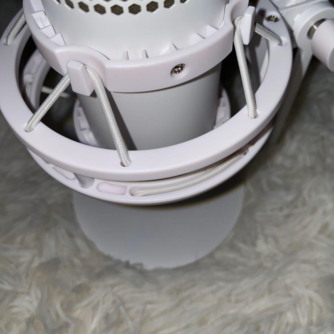 HyperX QuadCast S ホワイト 白 コンデンサーマイク